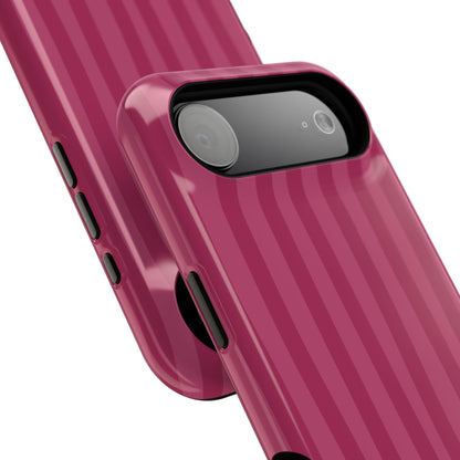 Magenta Stripes Phone Case