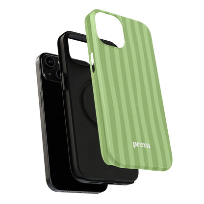 Light Green Stripes Phone Case
