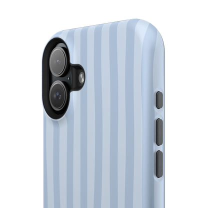 Pastel Blue Stripes Phone Case