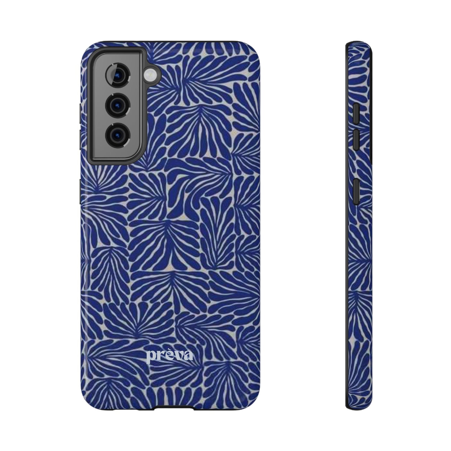Blue Abstract Greek Phone Case