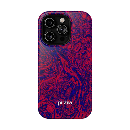 Marbled Red & Purple Impact Phone Case