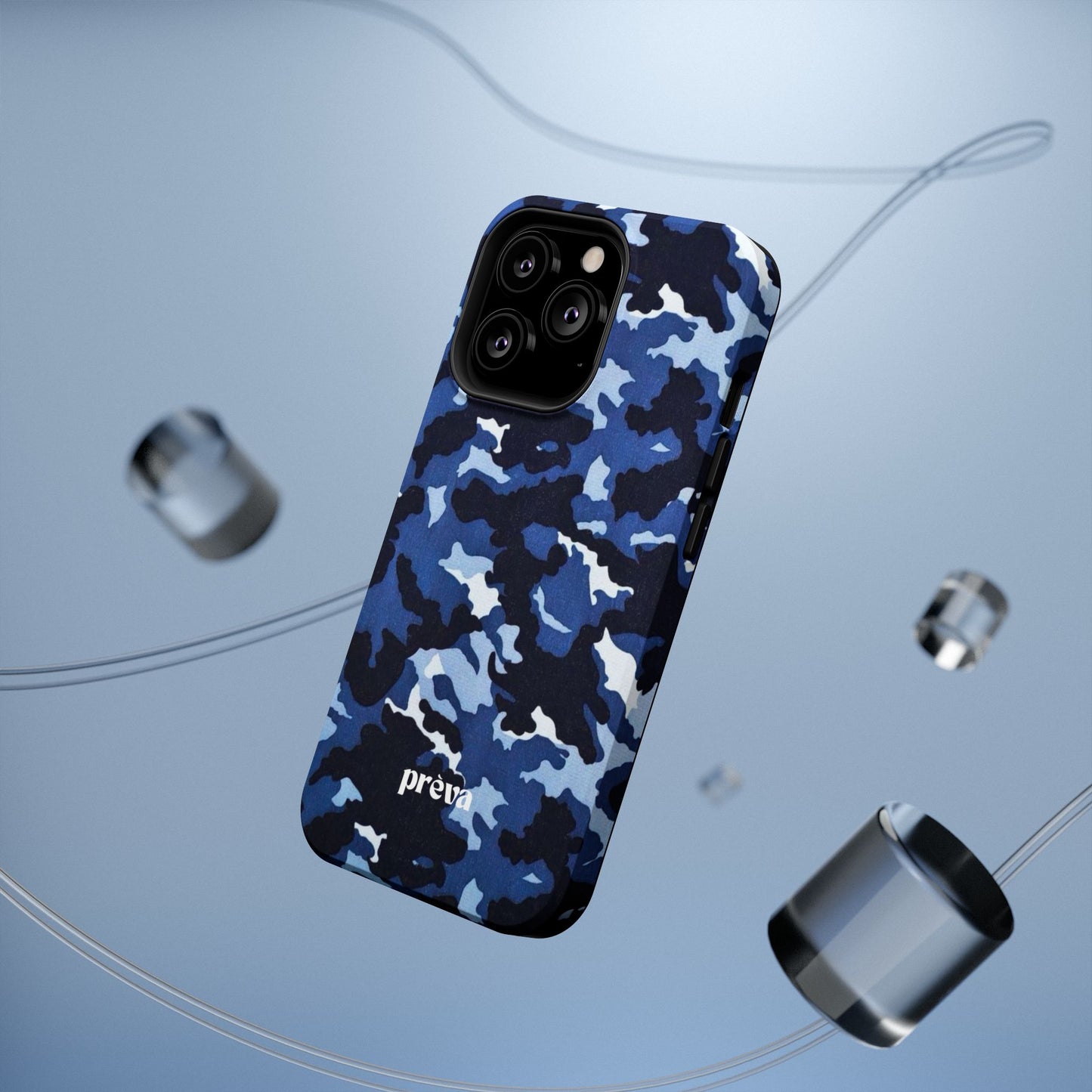Blue Camo Phone Case