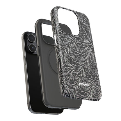 Abstract Midnight Lace Phone Case