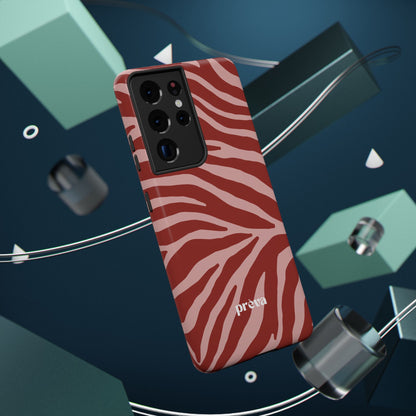 Red Zebra Phone Case