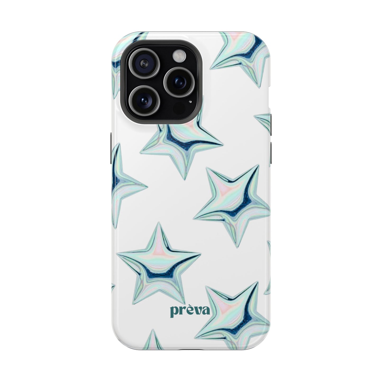 White Starburst Phone Case