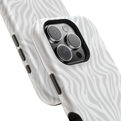 Zebra White Wave Phone Case