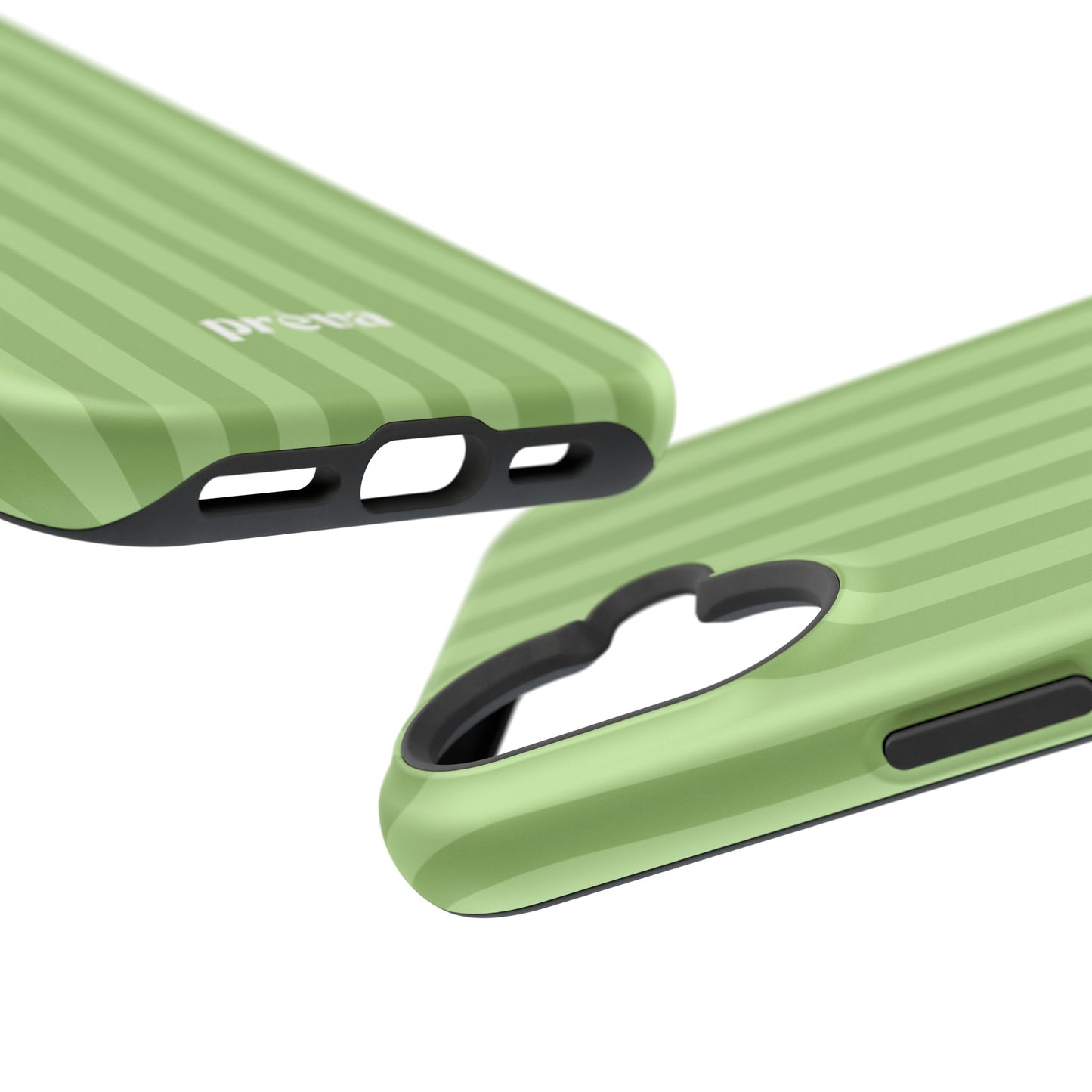 Light Green Stripes Phone Case