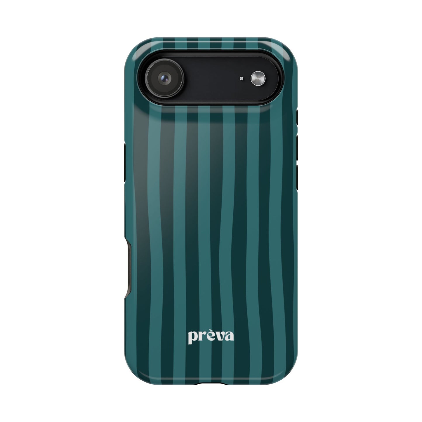 Dark Stripes Turquoise Phone Case