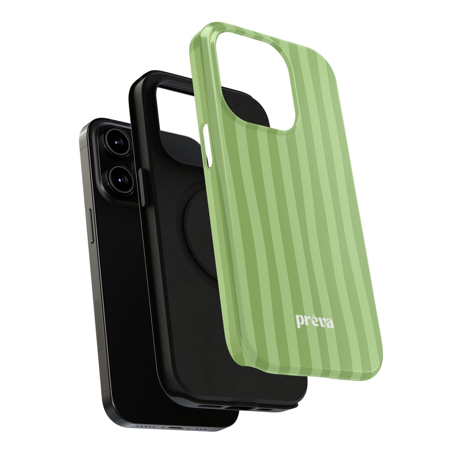 Light Green Stripes Phone Case