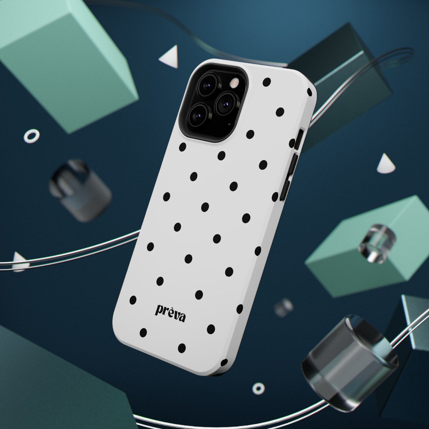 B&W polka dots Phone Case