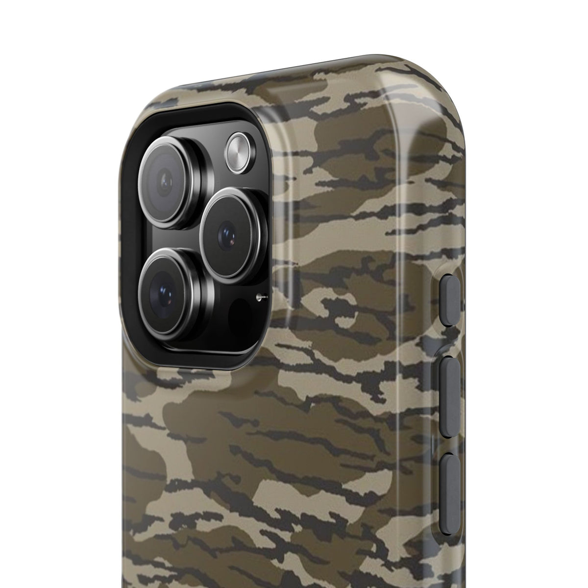 Camo Impact-Resistant Phone Case — Military Green Rugged Protection
