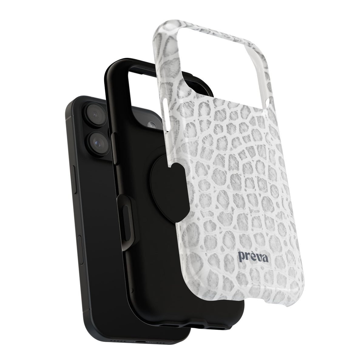 White Snake Phone Case