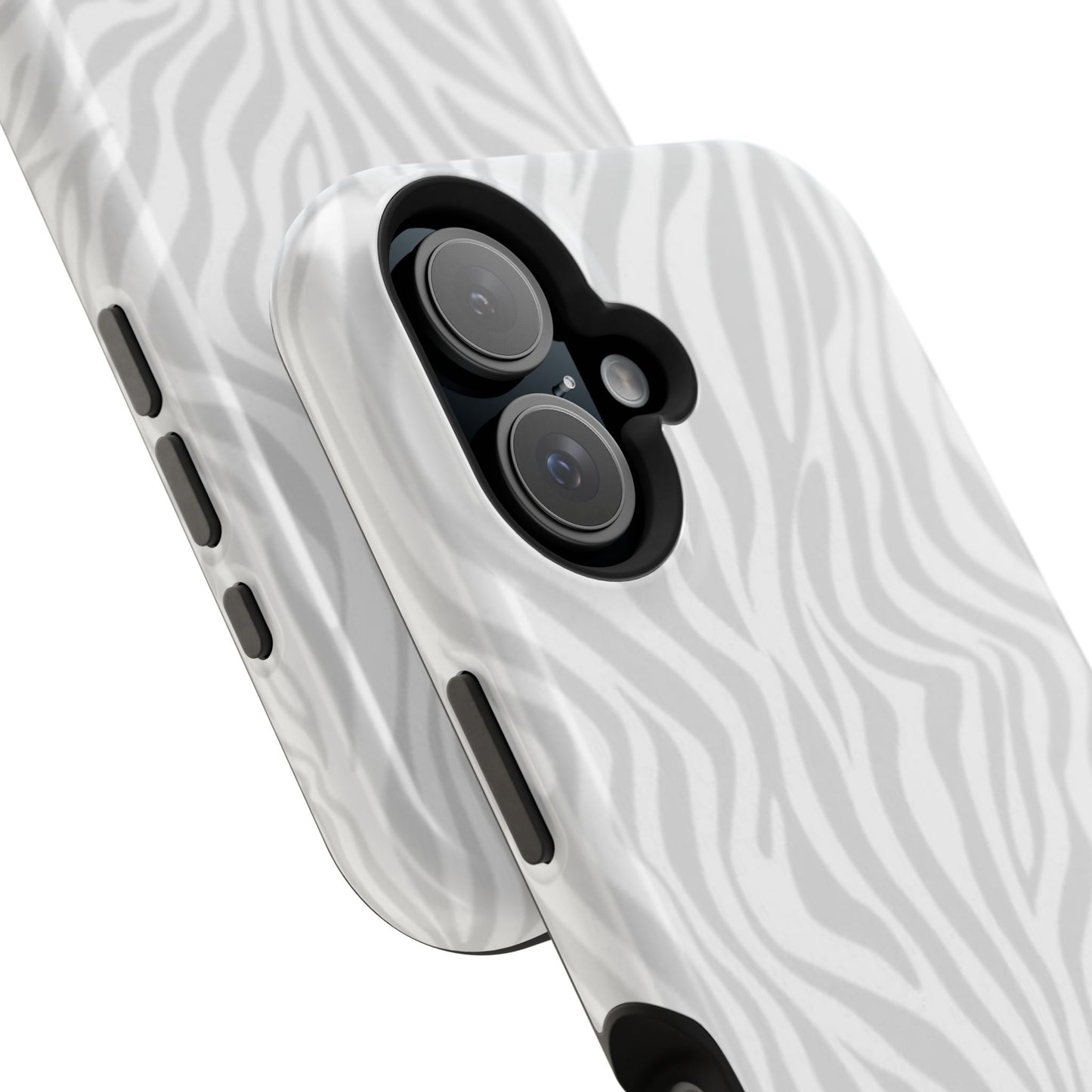 Zebra White Wave Phone Case