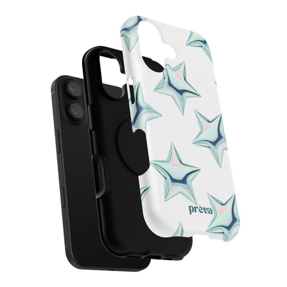 White Starburst Phone Case