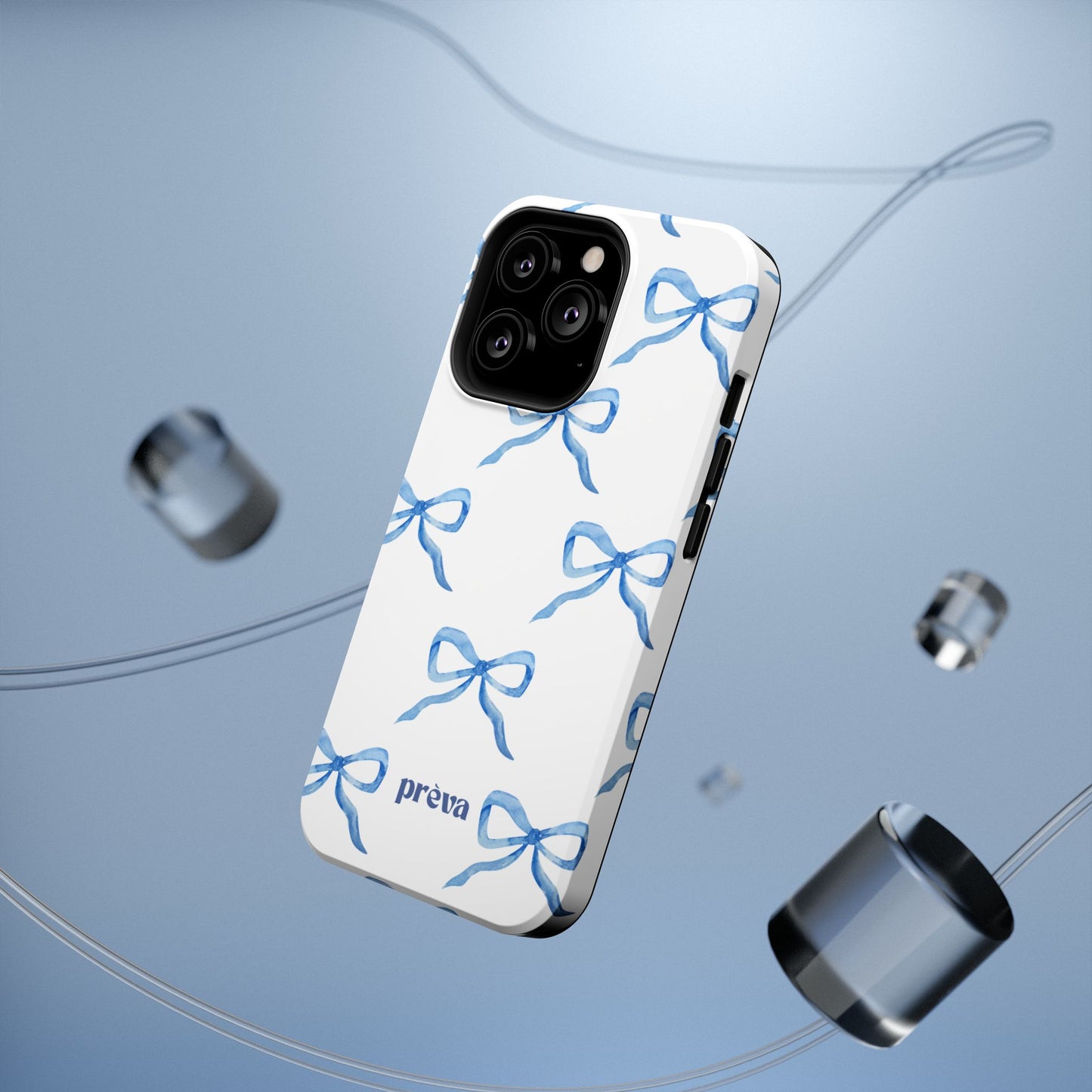 Blue Bow Phone Case