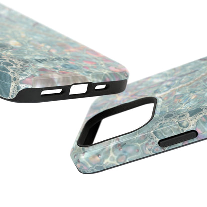Marbled Seafoam Impact-Resistant Phone Case