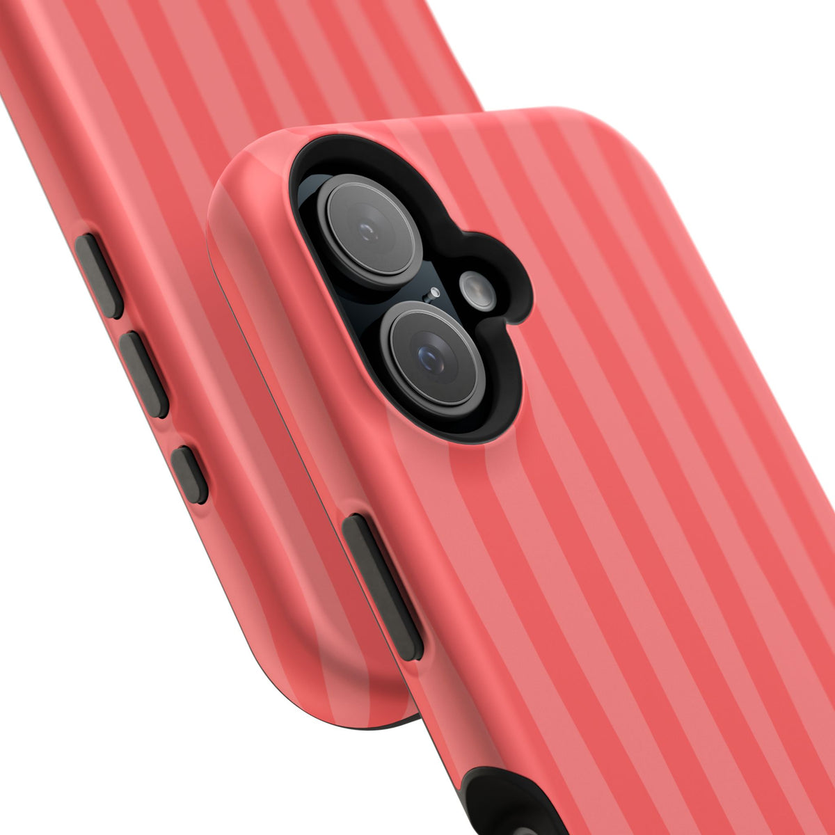 Coral Stipes Phone Case