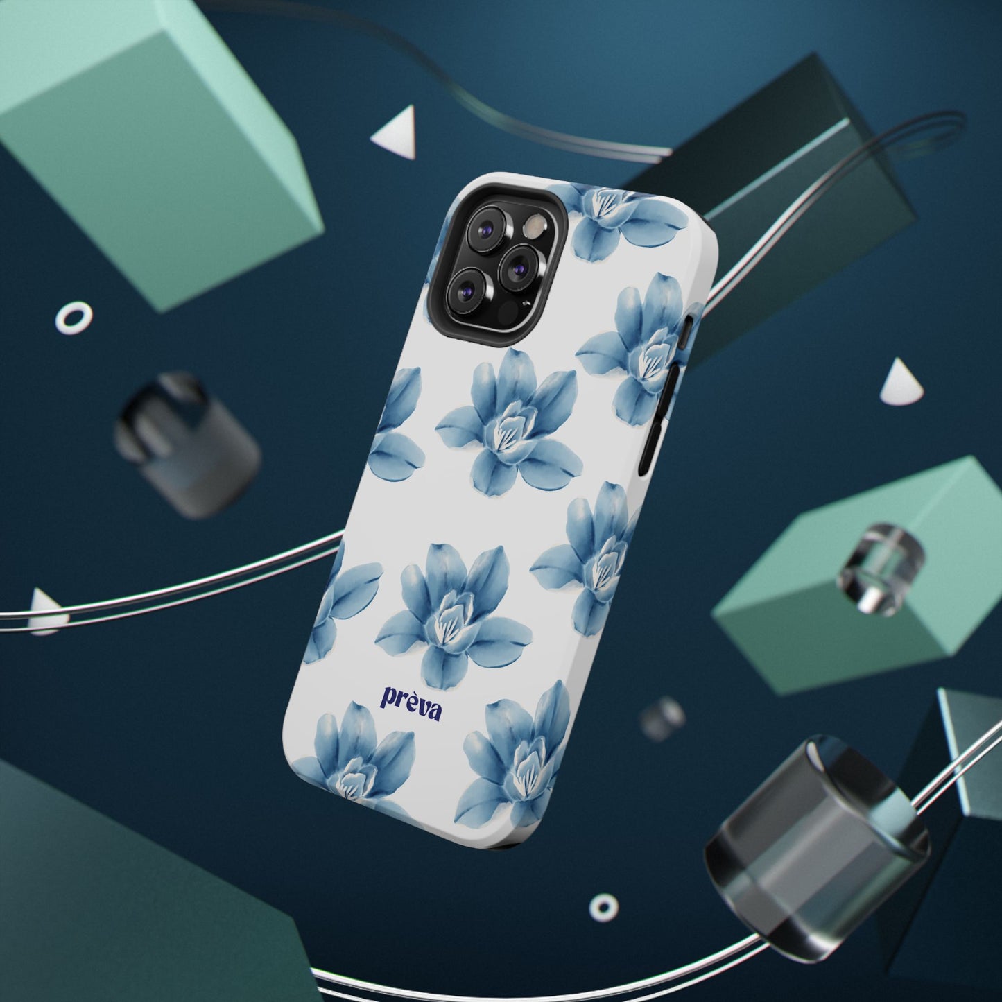 Blue Flowers Phone Case