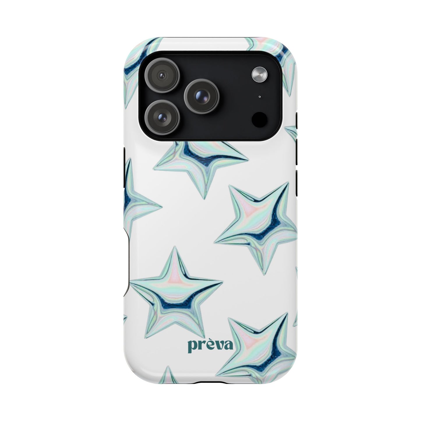 White Starburst Phone Case