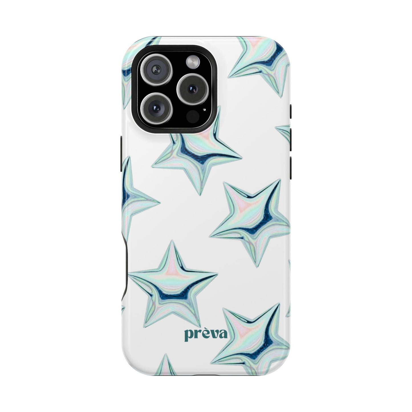White Starburst Phone Case