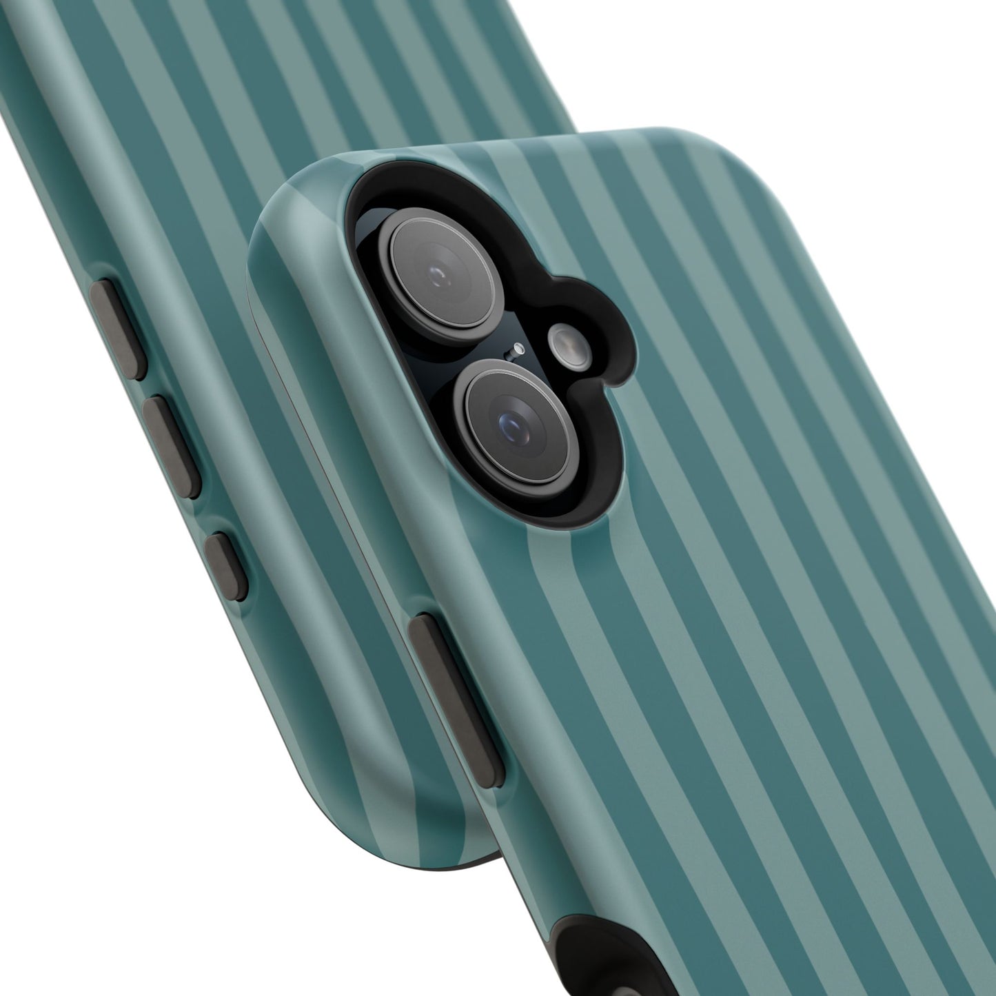 Striped Teal Phone Case