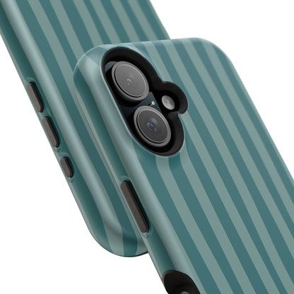 Striped Teal Phone Case