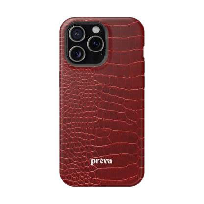 Red Croc Phone Case