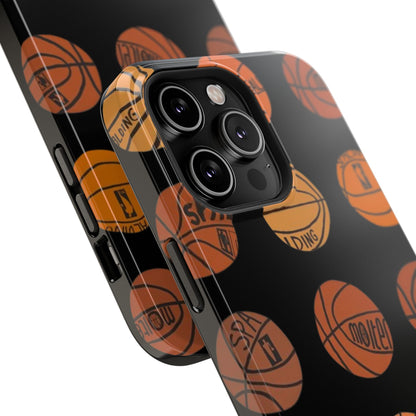 Black Basketball Phone Case