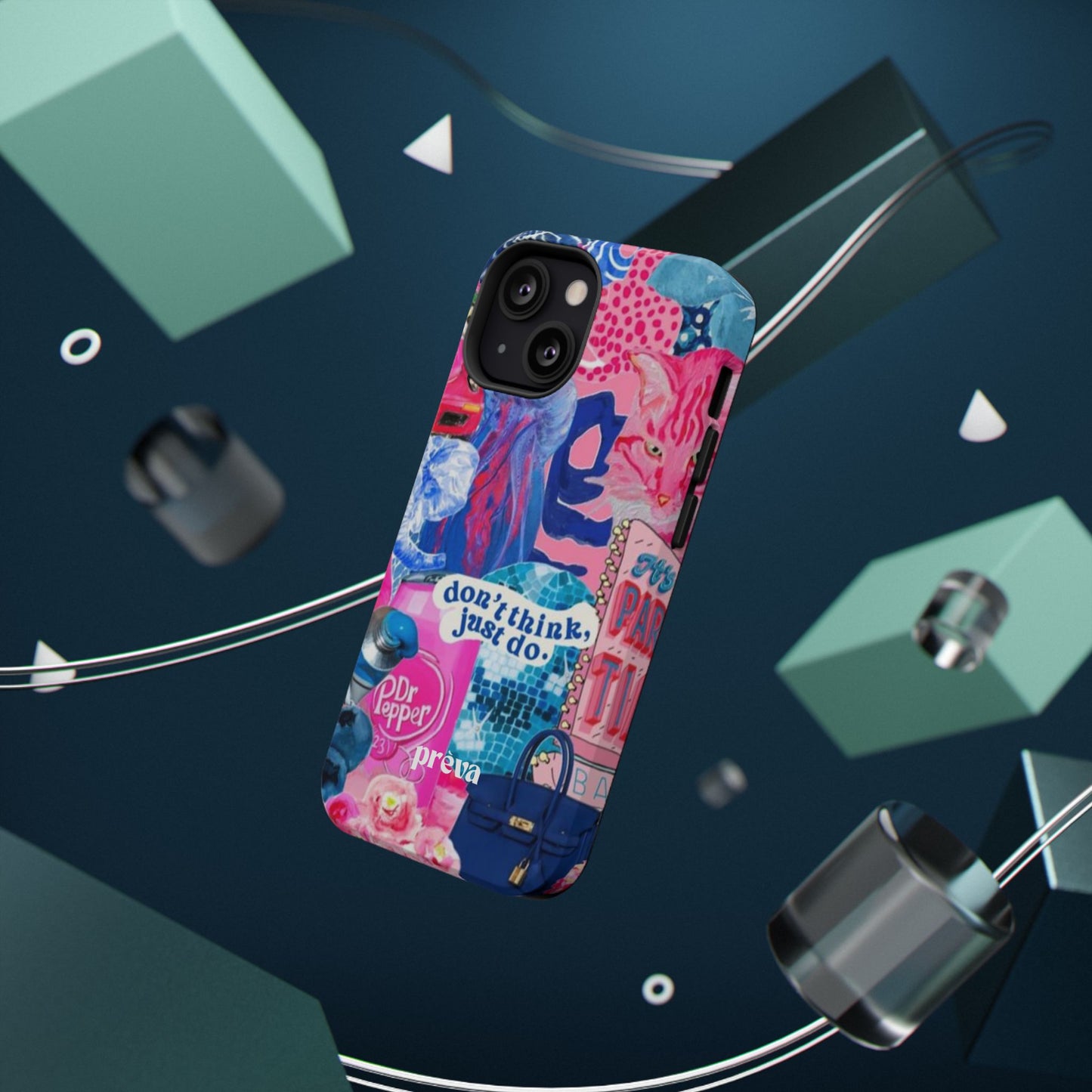 Vibrant Galaxy Collage Phone Case