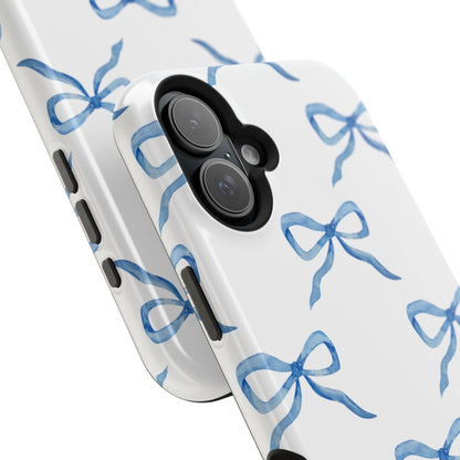 Blue Bow Phone Case
