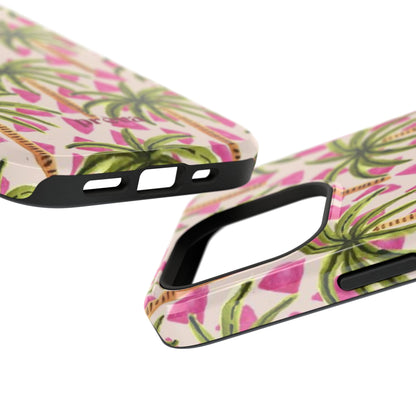 Phone Case — Pink Palm Tree Impact-Resistant Protector