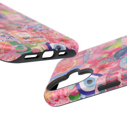 Floral & Pink Collage Phone Case