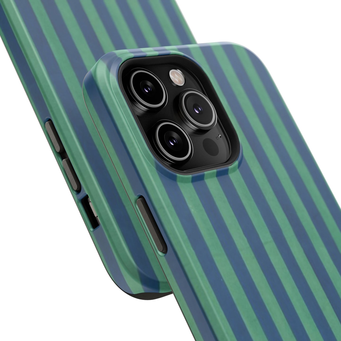 Green & Blue Stripes Phone Case
