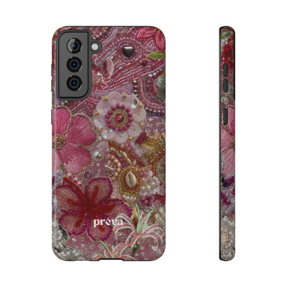 Floral Embroidery Phone Case