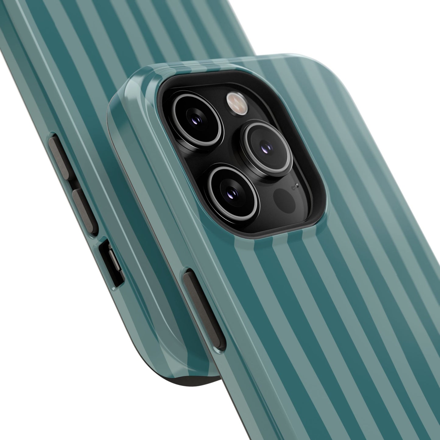 Striped Teal Phone Case