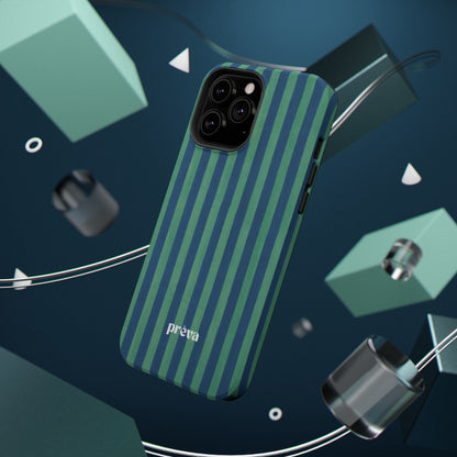 Green & Blue Stripes Phone Case
