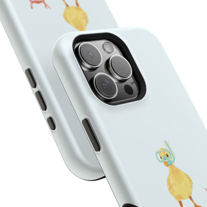 Scuba Duck Stripes Phone Case
