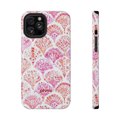 Pink Shell Watercolor Phone Case