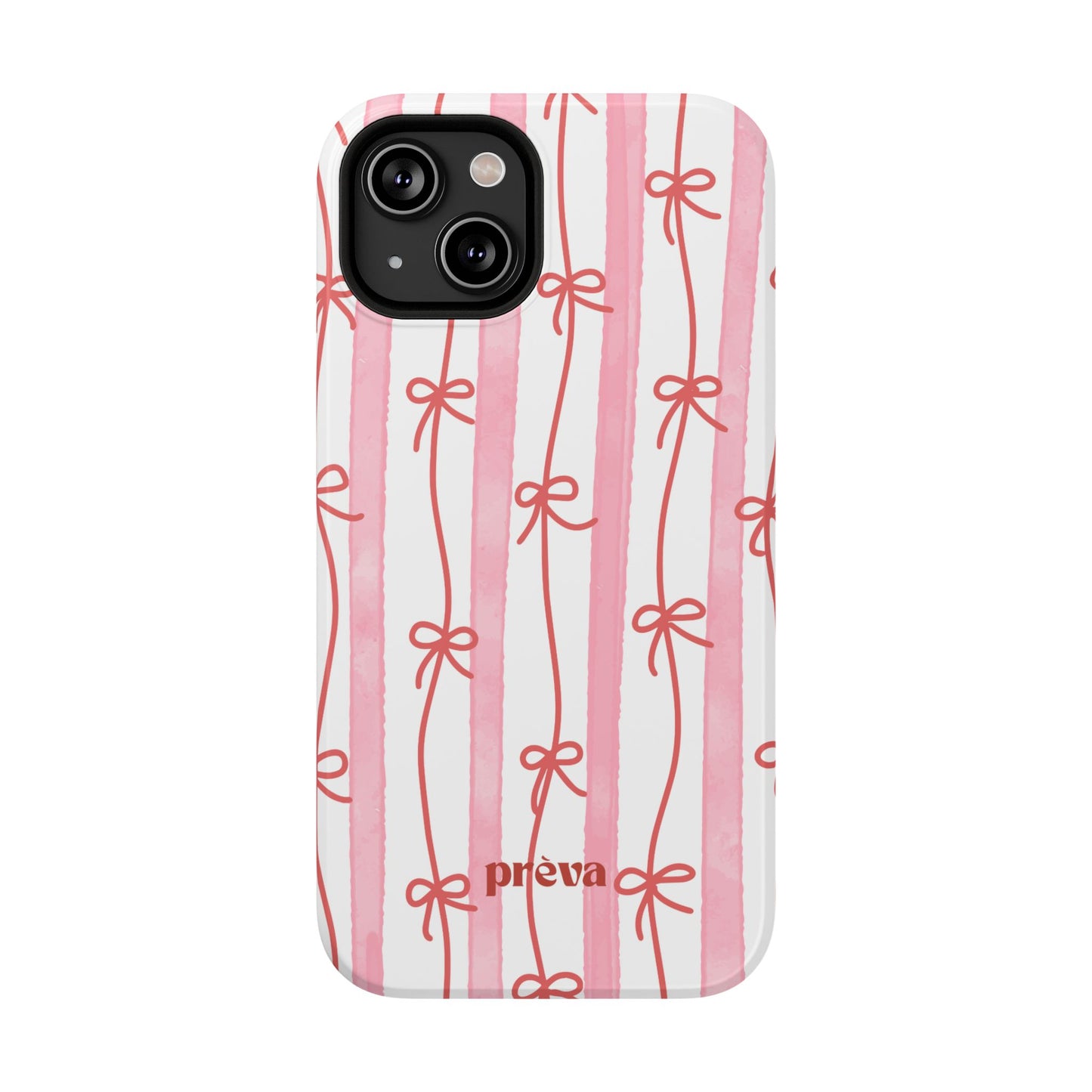 Pink Bow Chain Phone Case