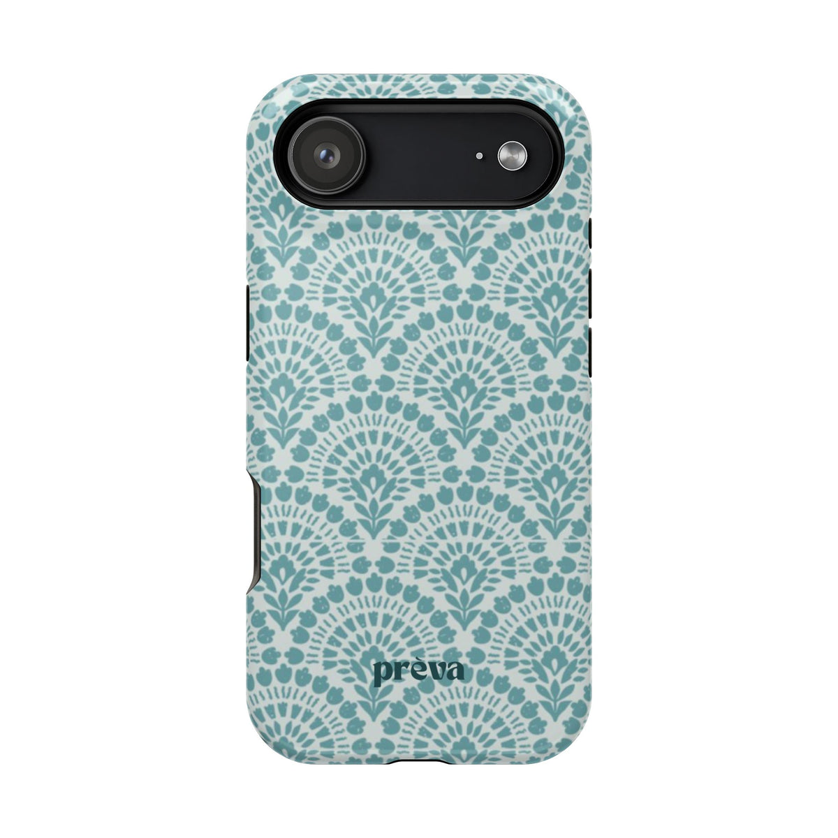 Aqua Lace Pattern Phone Case