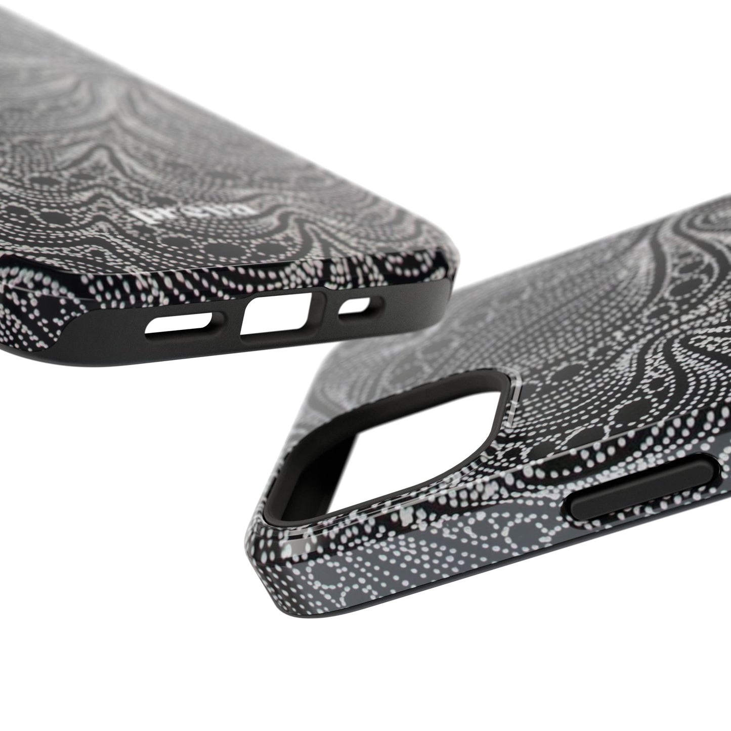 Abstract Midnight Lace Phone Case