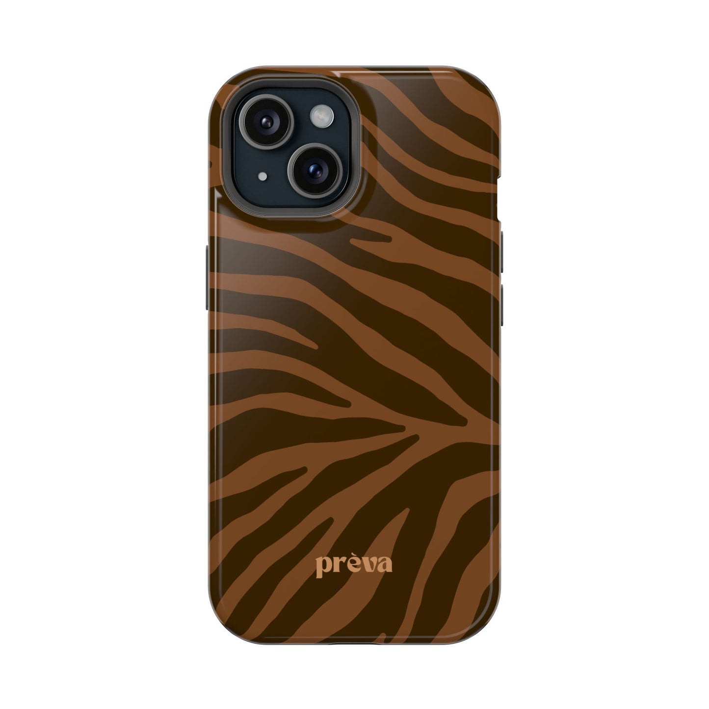 Brown Tiger Stripe Phone Case