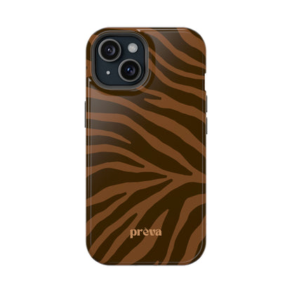 Brown Tiger Stripe Phone Case