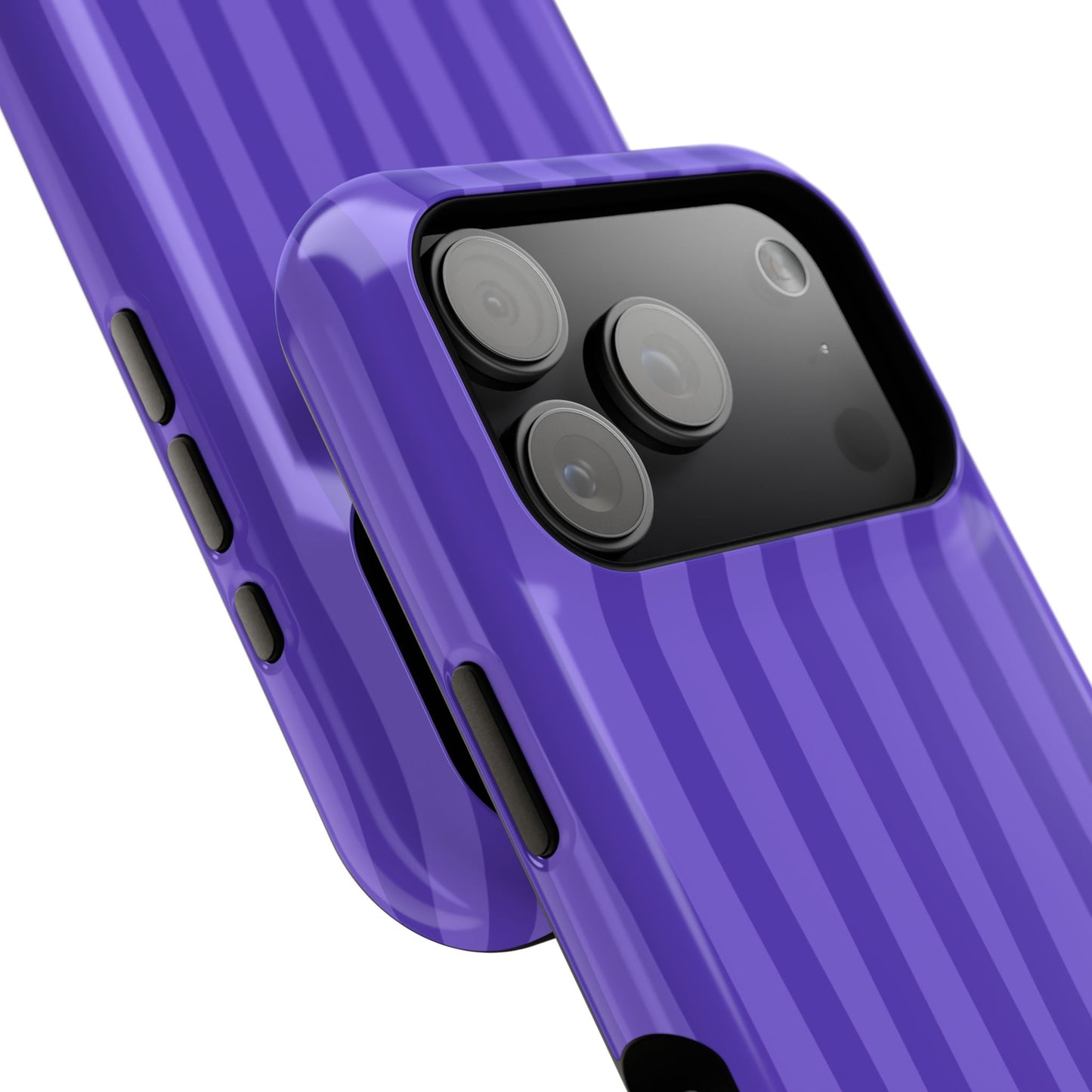 Dark Purple Stripes Phone Case