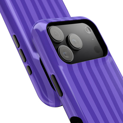 Dark Purple Stripes Phone Case