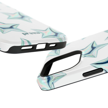 White Starburst Phone Case