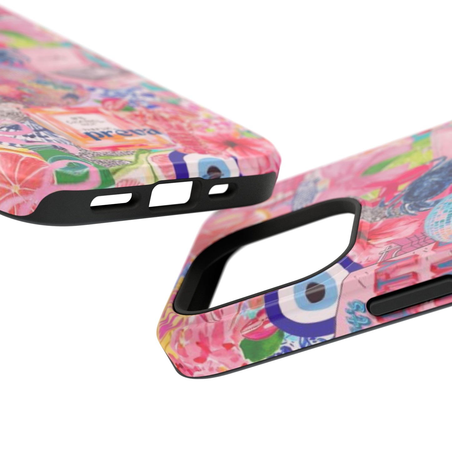 Floral & Pink Collage Phone Case