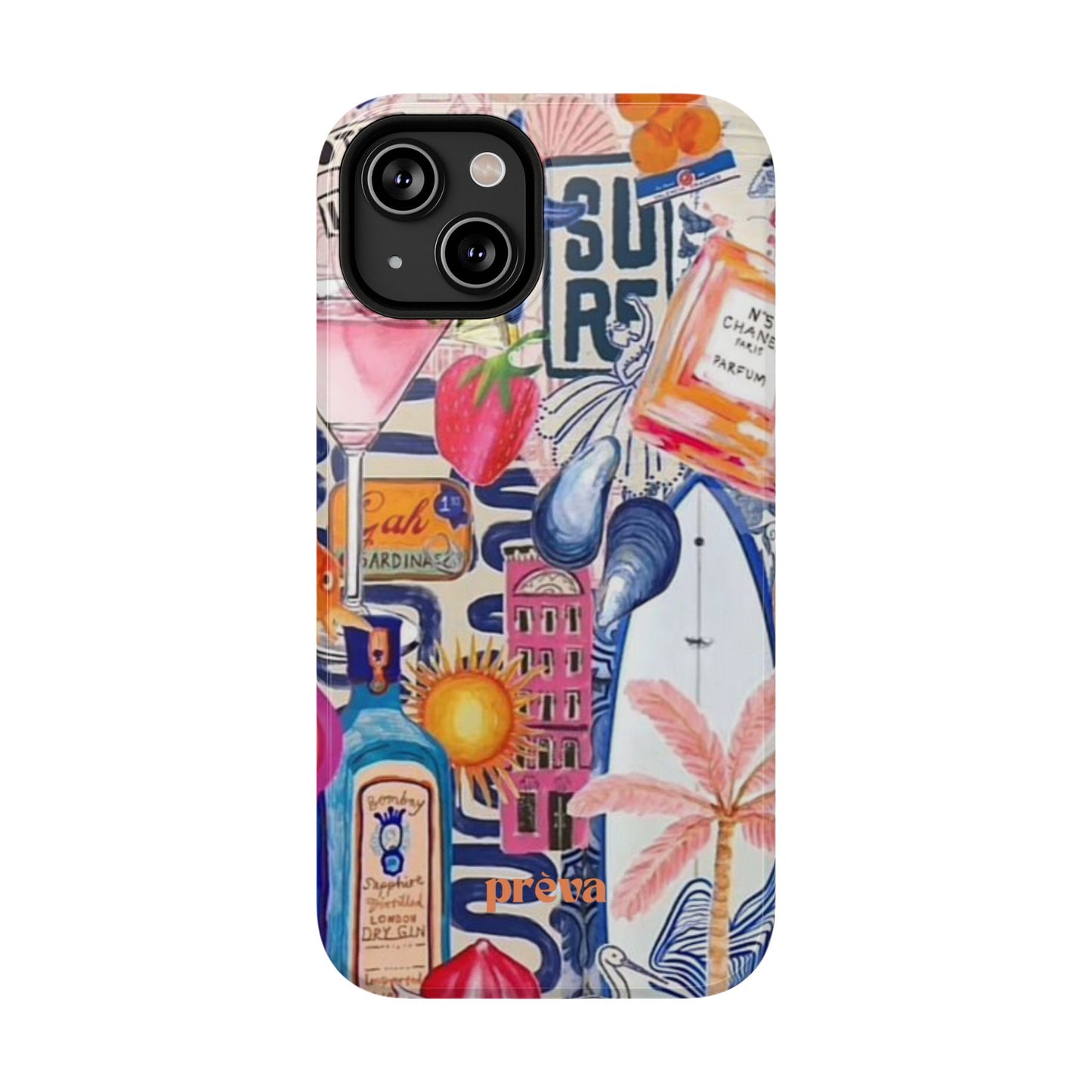 Tropical Beach Collage Phone Case