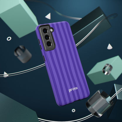 Dark Purple Stripes Phone Case
