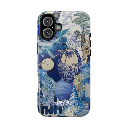 Blue Night Collage Phone Case